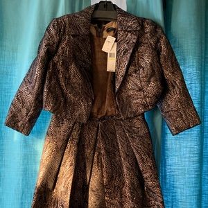 Carmen Marc Valvo Cooper Dress with Jacket